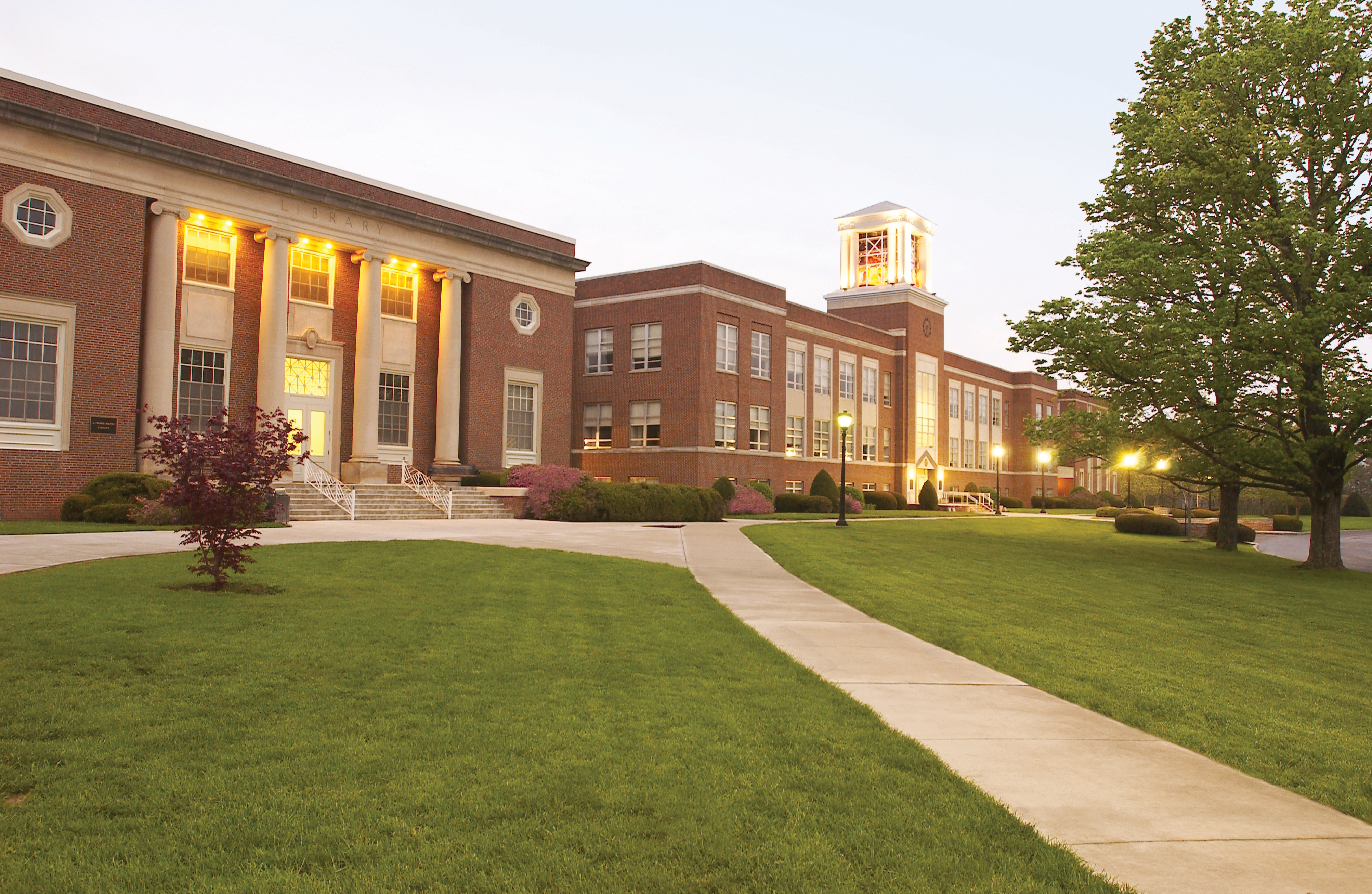 Marsh Hall in the evening